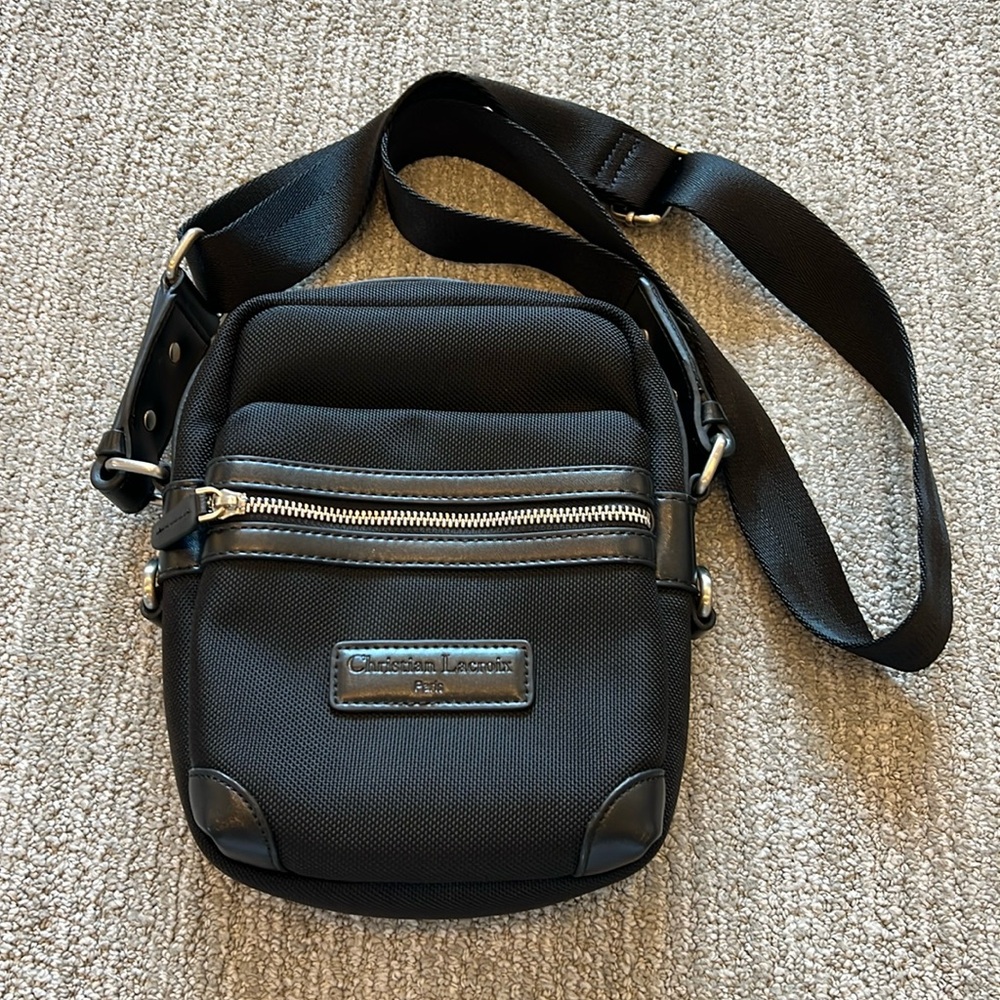 Christian Lacroix Black Nylon Crossbody